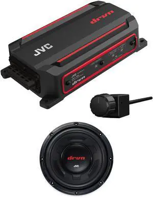JVC 12in DRVN Subwoofer + Compact Mono Amplifier Bundle JVC 12in DRVN Subwoofer + Compact Mono Amplifier Bundle