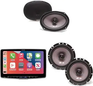 Alpine ILX-F511 Halo11 11" Multimedia Touchscreen Receiver & A Pair Alpine SXE-1726S 6.5" Coax and A Pair SXE-6926S 6x9 Coax Speakers Alpine ILX-F511 Halo11 11" Multimedia Touchscreen Receiver & A Pair Alpine SXE-1726S 6.5" Coax and A Pair SXE-6926S 6x9 Coax Speakers