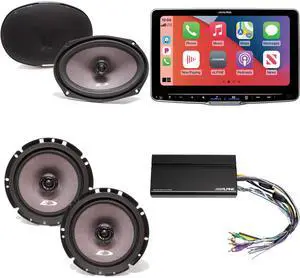 Alpine ILX-F509 Halo9 9" Multimedia Touchscreen Receiver & A Pair Alpine SXE-1726S 6.5" Coax, SXE-6926S 6x9 Coax & Power Pack Alpine ILX-F509 Halo9 9" Multimedia Touchscreen Receiver & A Pair Alpine SXE-1726S 6.5" Coax, SXE-6926S 6x9 Coax & Power Pack