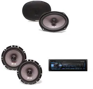 Alpine UTE-83BT Bluetooth® Multimedia Receiver (Does Not Play CDs) with 1 Pair Alpine SXE-1726S 6.5" Coax and 1 Pair SXE-6926S 6x9" Coax Speakers Alpine UTE-83BT Bluetooth® Multimedia Receiver (Does Not Play CDs) with 1 Pair Alpine SXE-1726S 6.5" Coax and 1 Pair SXE-6926S 6x9" Coax Speakers
