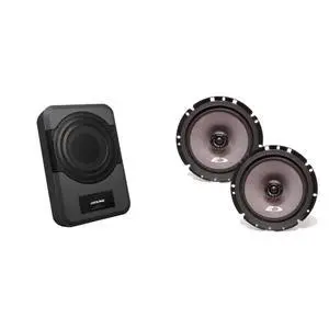 Alpine Powered Subwoofer & 6.5" Coax Audio Upgrade , SXE-1726S, PWE-S8 Alpine Powered Subwoofer & 6.5" Coax Audio Upgrade , SXE-1726S, PWE-S8