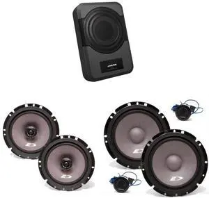 Alpine Powered Subwoofer & 6.5" Component Speakers, 6.5" Coax Audio Upgrade , SXE-1726S, SXE-1751S, PWE-S8 Alpine Powered Subwoofer & 6.5" Component Speakers, 6.5" Coax Audio Upgrade , SXE-1726S, SXE-1751S, PWE-S8