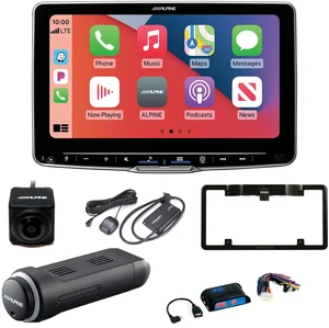 Alpine ILX-F509 Halo9 9" Multimedia Receiver w/ KTX-NS01 Nav Module, Satellite Tuner, Steering Wheel Interface, & Camera w/ Frame Alpine ILX-F509 Halo9 9" Multimedia Receiver w/ KTX-NS01 Nav Module, Satellite Tuner, Steering Wheel Interface, & Camera w/ Frame