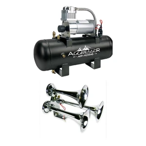 Rostra AH-300 Train Horn + AC-20MP 2.0-Gallon Compressor Rostra AH-300 Train Horn + AC-20MP 2.0-Gallon Compressor