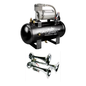 Rostra AH-300 Train Horn + AC-15MP 1.5-Gallon Compressor Rostra AH-300 Train Horn + AC-15MP 1.5-Gallon Compressor