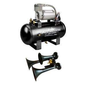 Rostra AH-300BLK Train Horn + AC-15MP 1.5-Gallon Compressor Rostra AH-300BLK Train Horn + AC-15MP 1.5-Gallon Compressor