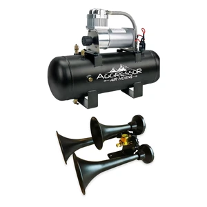 Rostra AH-300BLK Train Horn + AC-20MP 2.0-Gallon Compressor Rostra AH-300BLK Train Horn + AC-20MP 2.0-Gallon Compressor