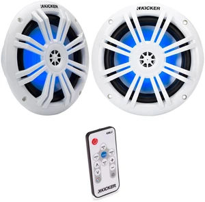 Kicker 6.5-Inch LED Marine Speaker Pair with KMLC Color Controller Kicker 6.5-Inch LED Marine Speaker Pair with KMLC Color Controller