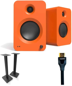 Kanto REN Matte Orange + ST28 Black + Tributaries 2m 48G HDMI TV Stereo Kit Kanto REN Matte Orange + ST28 Black + Tributaries 2m 48G HDMI TV Stereo Kit
