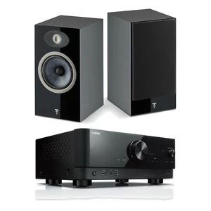 Focal Theva No1 Black Speakers (Pair) + Yamaha RX-V4A Focal Theva No1 Black Speakers (Pair) + Yamaha RX-V4A