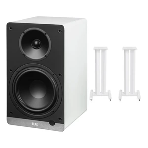 ELAC DCB61 White Powered Speakers + LS20 White Stands ELAC DCB61 White Powered Speakers + LS20 White Stands