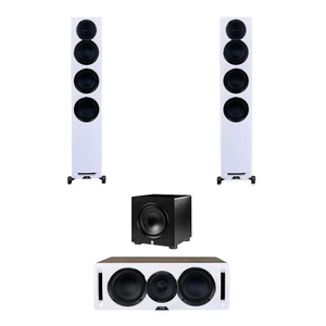 ELAC Uni-Fi Reference UFR52 White Pair + UCR52 White + PS350 Sub ELAC Uni-Fi Reference UFR52 White Pair + UCR52 White + PS350 Sub