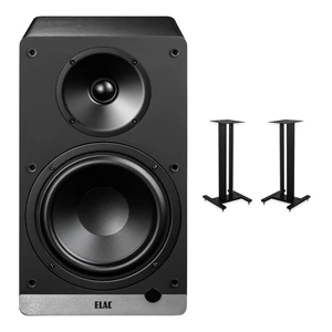 ELAC DCB61 Black Powered Speakers + LS20 Black Stands ELAC DCB61 Black Powered Speakers + LS20 Black Stands