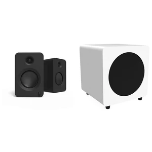 Kanto Ren Powered Speaker System (black) and SUB8 Powered 8in Subwoofer (white) Bundle Kanto Ren Powered Speaker System (black) and SUB8 Powered 8in Subwoofer (white) Bundle