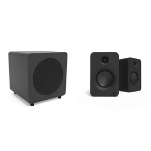Kanto Ren Powered Speaker System (black) and SUB8 Powered 8in Subwoofer (black) Bundle Kanto Ren Powered Speaker System (black) and SUB8 Powered 8in Subwoofer (black) Bundle