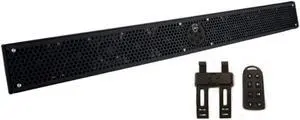 Wet Sounds Stealth 10 ULTRA HD All-in-one Amplified Soundbar with Remote - Black