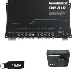 AudioControl DM-810 Premium 8 Input 10 Output DSP Matrix Processor, & ACR-3 Dash Remote