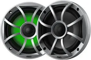 Wet Sounds Recon 6S RGB 6.5 Inch 2 Way Marine Speakers with RGB LED lighting