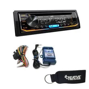 JVC KD-TD90BTS CD Receiver featuring Bluetooth With PAC SWI-RC Steering Wheel Remote Interface JVC KD-TD90BTS CD Receiver featuring Bluetooth With PAC SWI-RC Steering Wheel Remote Interface