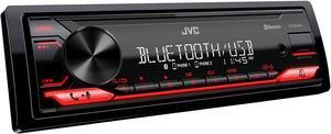 JVC KD-X270BT Digital Media Receiver featuring Bluetooth, Front USB, JVC Remote App Compatibility
