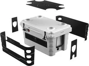 Wet Sounds SHIVR-55 Cooler GatorStep Full Skin Kit - Black Over Gray