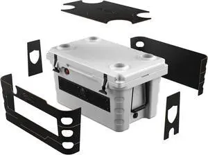 Wet Sounds SHIVR-55 Cooler GatorStep Full Skin Kit - Black Over Whiskey