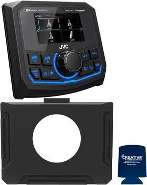 Stinger SPXRZRDASH 2014-2018 (19 CLASSIC) POLARIS RZR UNIVERSAL 3" GAUGE DASH KIT and JVC KC-MR1BTS Waterproof Radio