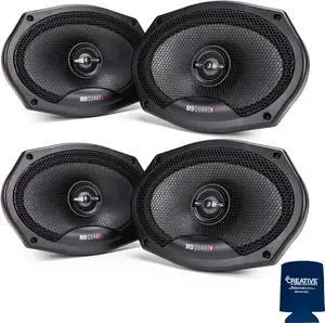 2-Pairs of MB Quart Premium PK1-169 6x9" Coaxial Speakers