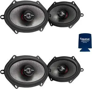 2-Pairs of MB Quart Premium PK1-168 5x7/6x8" Coaxial Speakers