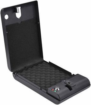 Electronic Gun Safe Digital Security Box Keypad Lock Cash Jewelry Pistol Key Car