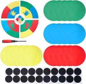 WinSpin Twister Game Template Body Twister Moves Board Sport Kids Adult Age 5+