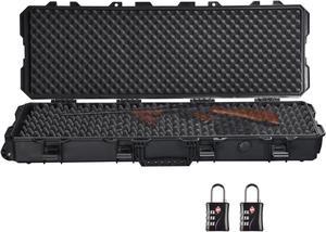 Yescom 40" Rifle Gun Case Portable Waterproof Impact Resistance with TSA Padlock Valve