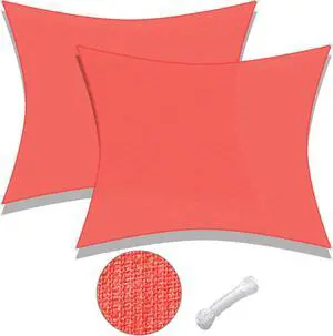 Yescom 2 Pack 20x16 Ft 97% UV Block Rectangle Sun Shade Sail HDPE Cover Net Canopy Park