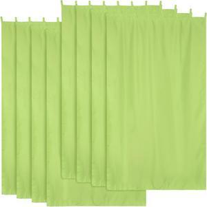 Yescom 54"x108" Outdoor Privacy Curtain Panel Tab Top UV30+ Patio Porch Pergola 8 Piece