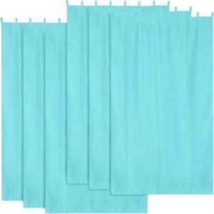 Yescom 54"x108" Outdoor Privacy Curtain Drape Tab Top UV30+ Patio Lanai Pergola 6 Piece