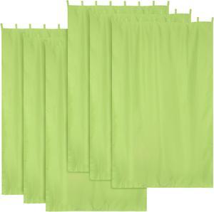 Yescom 54"x96" Outdoor Curtain Tab Top Drape UV30+ Pergola Porch Pavilion 6 Pack