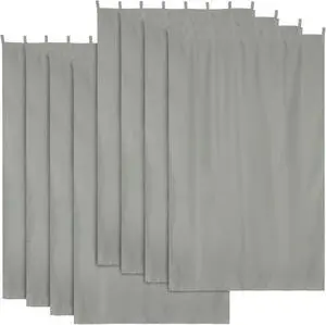 Yescom 54"x96" Outdoor Curtain Tab Top Drape UV30+ Pergola Porch Cabana Garden 8 Pack
