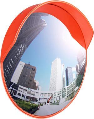 23" Wide Angle Security Convex PC Mirror Outdoor Road Traffic Driveway Safety