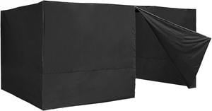 InstaHibit 4 Pack Side Wall for 10x15 Ft EZ Pop Up Canopy Tent UV50+ Zipper Deck