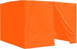 InstaHibit 4 Pack Side Wall for 10x10 Ft EZ Pop Up Canopy Tent UV50+ Zipper 550D