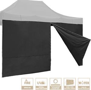 InstaHibit 1 Pack Side Wall for 10x15 Ft EZ Pop Up Canopy Tent UV50+ Zipper Lawn