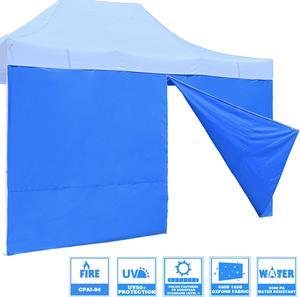 InstaHibit 1 Pack Side Wall for 10x15 Ft EZ Pop Up Canopy Tent UV50+ Zipper Sun