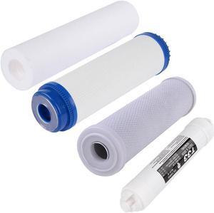 1 set 4 pcs RO Replacement Filters fit for 5 stage Reverse Osmosis System