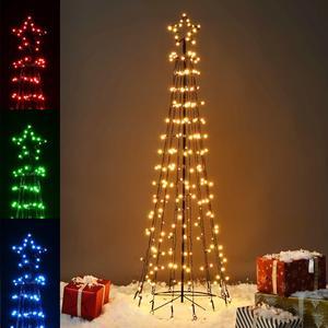 5 Ft Cone Christmas Tree with Light 240 LED Bluetooth APP Control Decoration