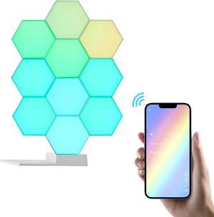 Yescom APP Control Hexagon LED Light Panels Smarter Kit Music Sync Party Décor 10 Pack Yescom APP Control Hexagon LED Light Panels Smarter Kit Music Sync Party Décor 10 Pack