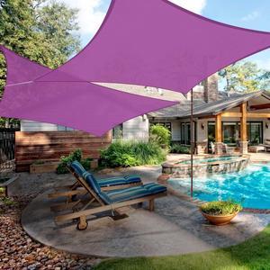 Yescom 2 Pack 10x8 Ft 97% UV Block Rectangle HDPE Sun Shade Sail Canopy Cover Net Pool Yescom 2 Pack 10x8 Ft 97% UV Block Rectangle HDPE Sun Shade Sail Canopy Cover Net Pool