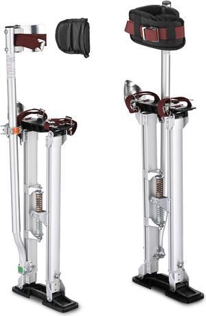 Yescom Drywall Stilts Aluminum Tool Stilt 24-40 Inch For Taping Painting Painter Silver YES0483