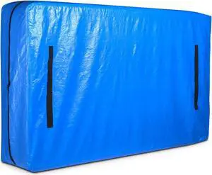 Yescom Mattress Bag Cover for Moving Storage Heavy Duty 8 Handles Zipper Reusable Cover with Strong Zipper Closure Twin XL Size