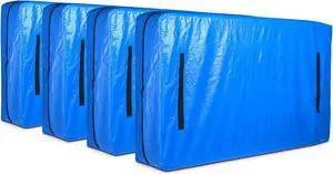 Yescom Mattress Bag Cover for Moving Storage Heavy Duty 8 Handles Twin XL Size 4 Pack