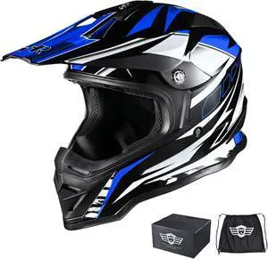 AHR H-VEN25 Full Face Helmet DOT Adult Outdoor Motocross Off-Road Dirt Bike M